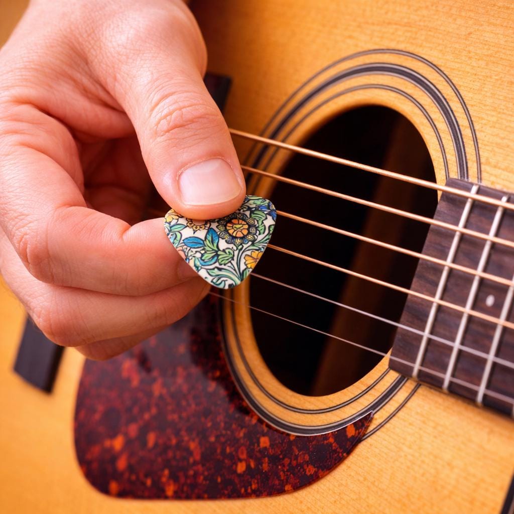 Mystery Guitar Picks 5 Pack Bundle | Plectrum Set | Guitar Accessories | Gift for Guitarist | Random Picks | Riff Raffle