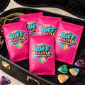 Mystery Guitar Picks 5 Pack Bundle | Plectrum Set | Guitar Accessories | Gift for Guitarist | Random Picks | Riff Raffle