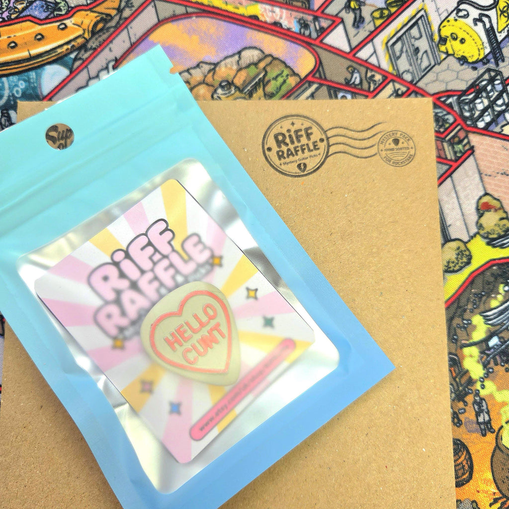 Handmade Rude Resin Pin Badge, Love Hearts Sweets Style 3D Printed painted varnished, musician guitarist rock metal gift funny the boys luv